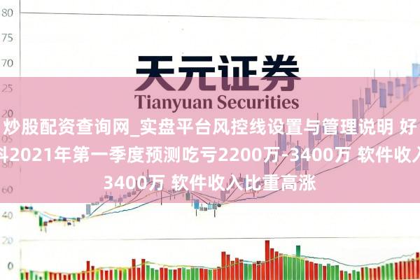 炒股配资查询网_实盘平台风控线设置与管理说明 好意思亚柏科2021年第一季度预测吃亏2200万-3400万 软件收入比重高涨