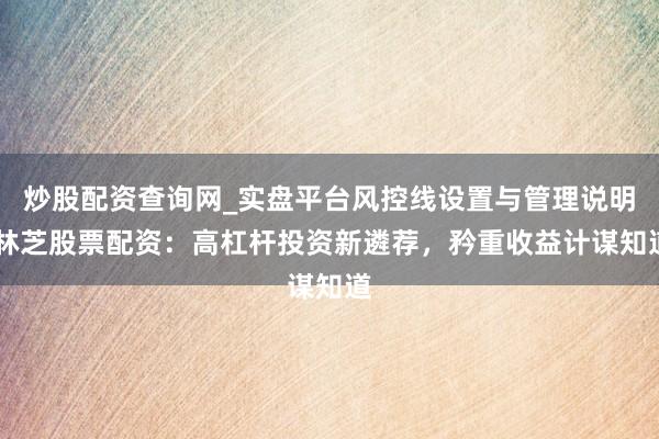 炒股配资查询网_实盘平台风控线设置与管理说明 林芝股票配资：高杠杆投资新遴荐，矜重收益计谋知道